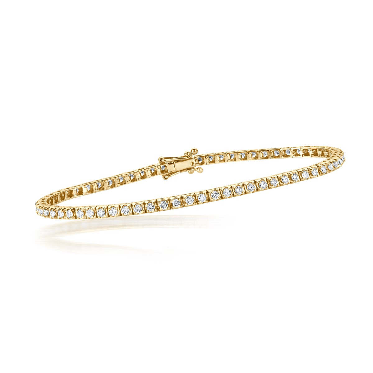 Giloy Tennis-Armband Allegria 2,0ct. Brillant Gelbgold 585 EH006033