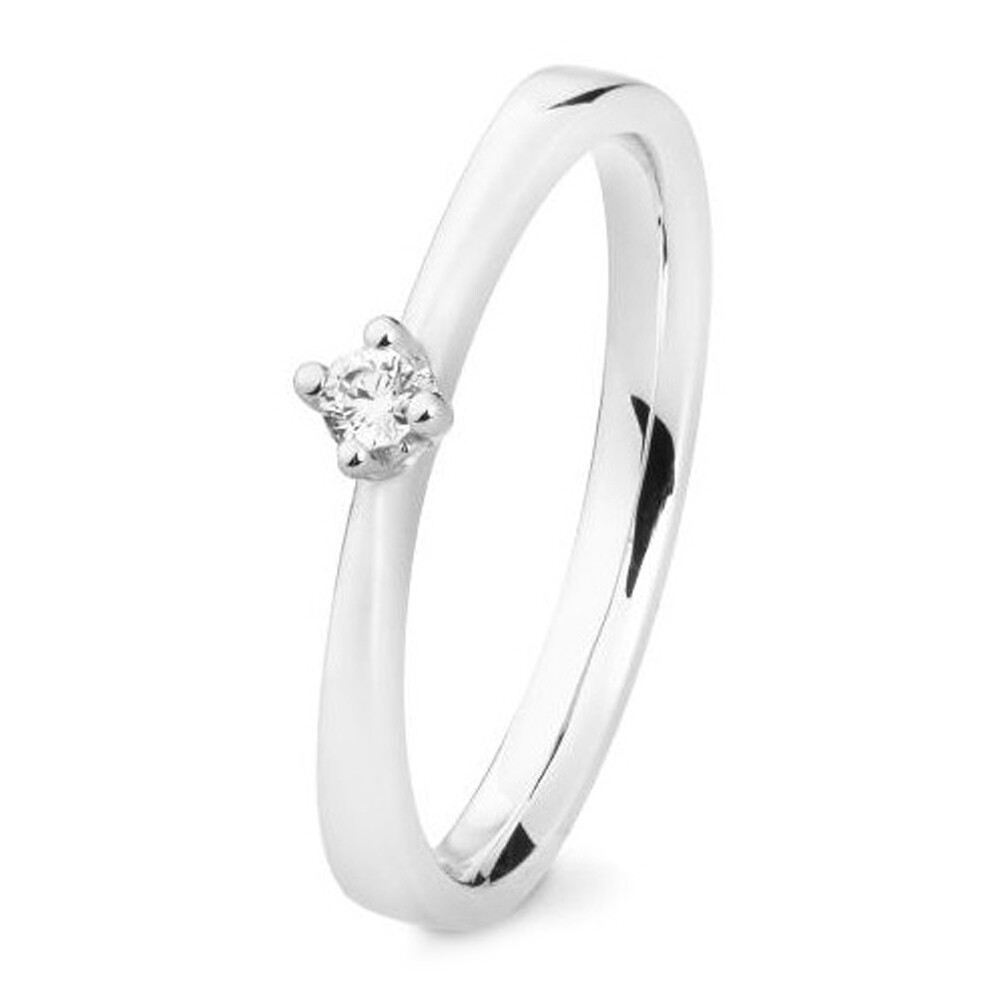 Verlobungsring 4er Krappe BR107-3 Weißgold Brillant