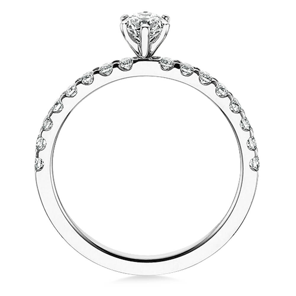 Verlobungsring Pavé Platin Classic Dettinger 27187