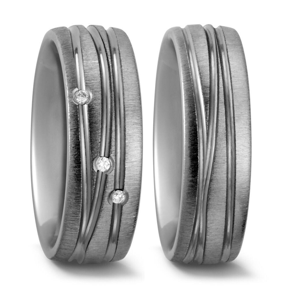 Trauringe Partnerringe Titan Brillant TitanFactory 52291