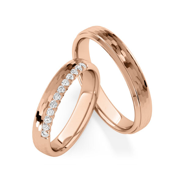 Trauringe Brillance Plus Rotgold Rubin RU-1837