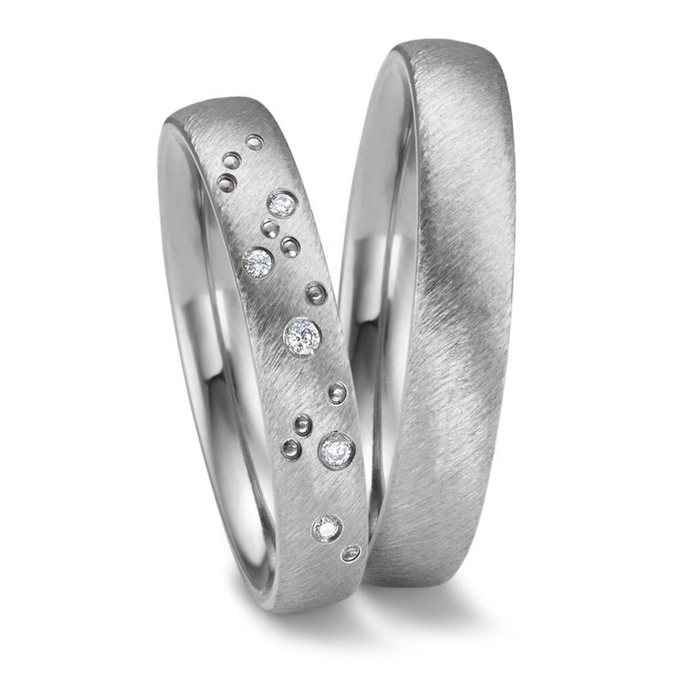 Eheringe aus Zirkonium hell matt Brillant TitanFactory 52670