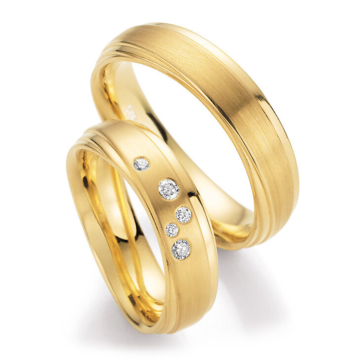 Ruesch Trauringe Gelbgold Sensation 66/10370 & 66/10380