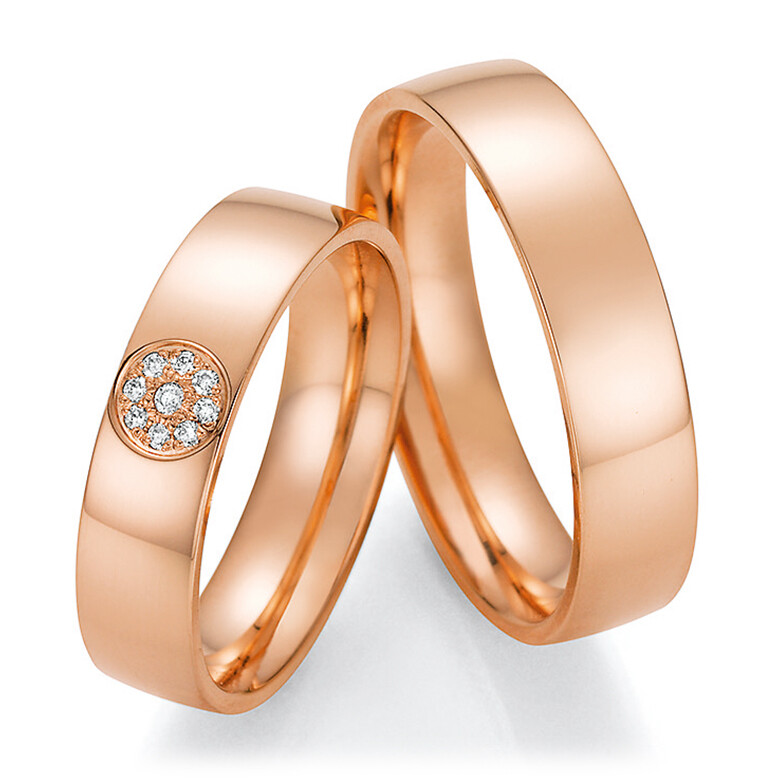 Collection Ruesch Trauringe Rotgold 66/60050 & 66/60060