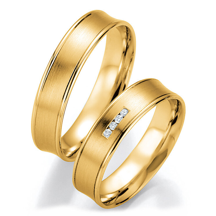 Ruesch Trauringe 66/30170-050 & 66/30180-050 aus Gelbgold