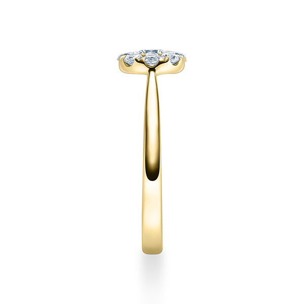 Verlobungsring Solitär Illusion Gelbgold Rubin RU-1593