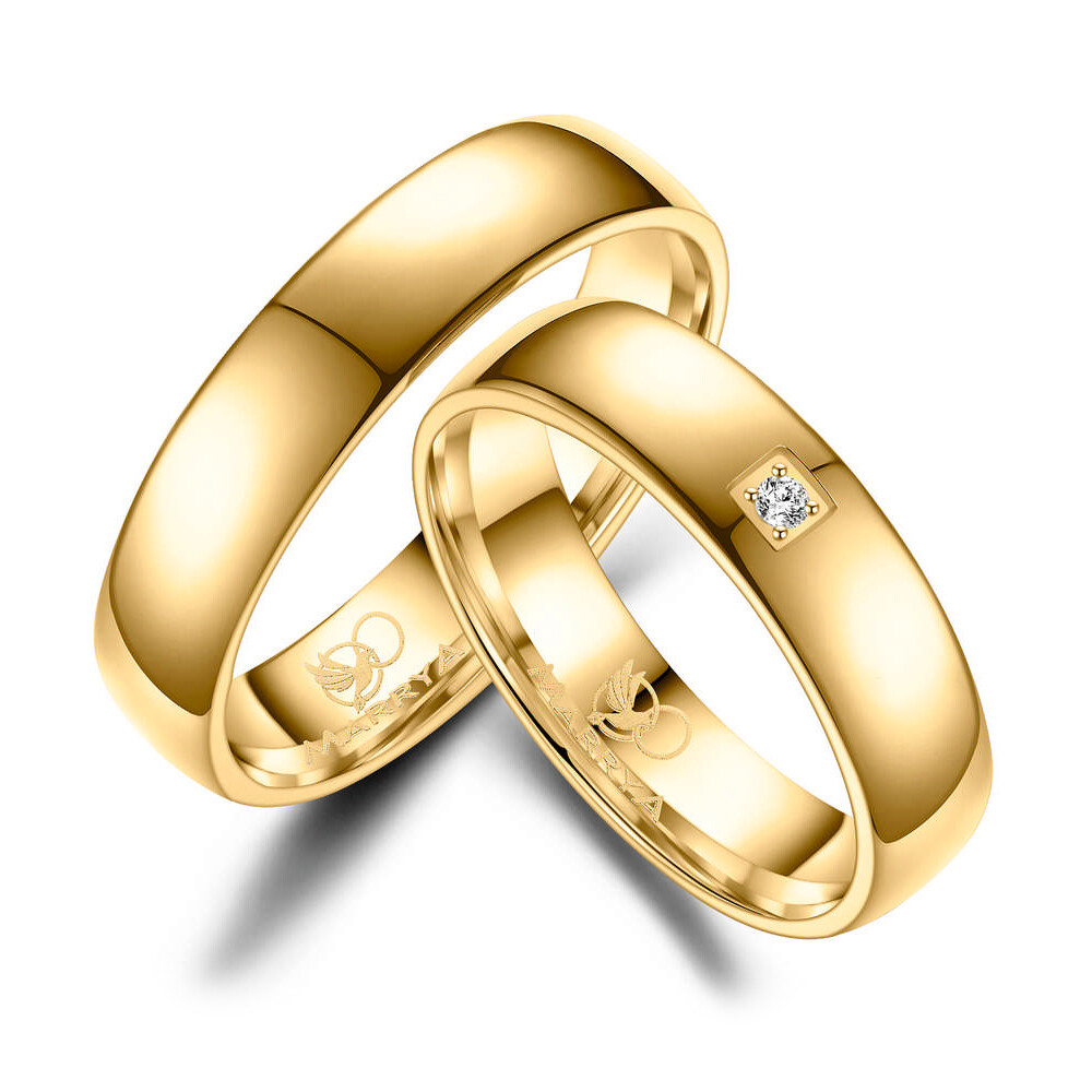 Partnerringe Trauringe Titan Gold Marrya TI-31