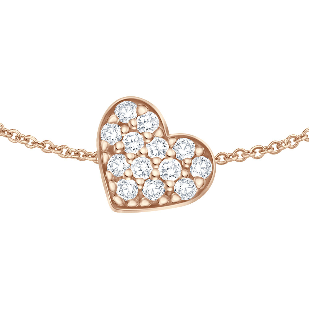 bella luce Collier Selina Roségold 585 Brillant 0.150 ct.