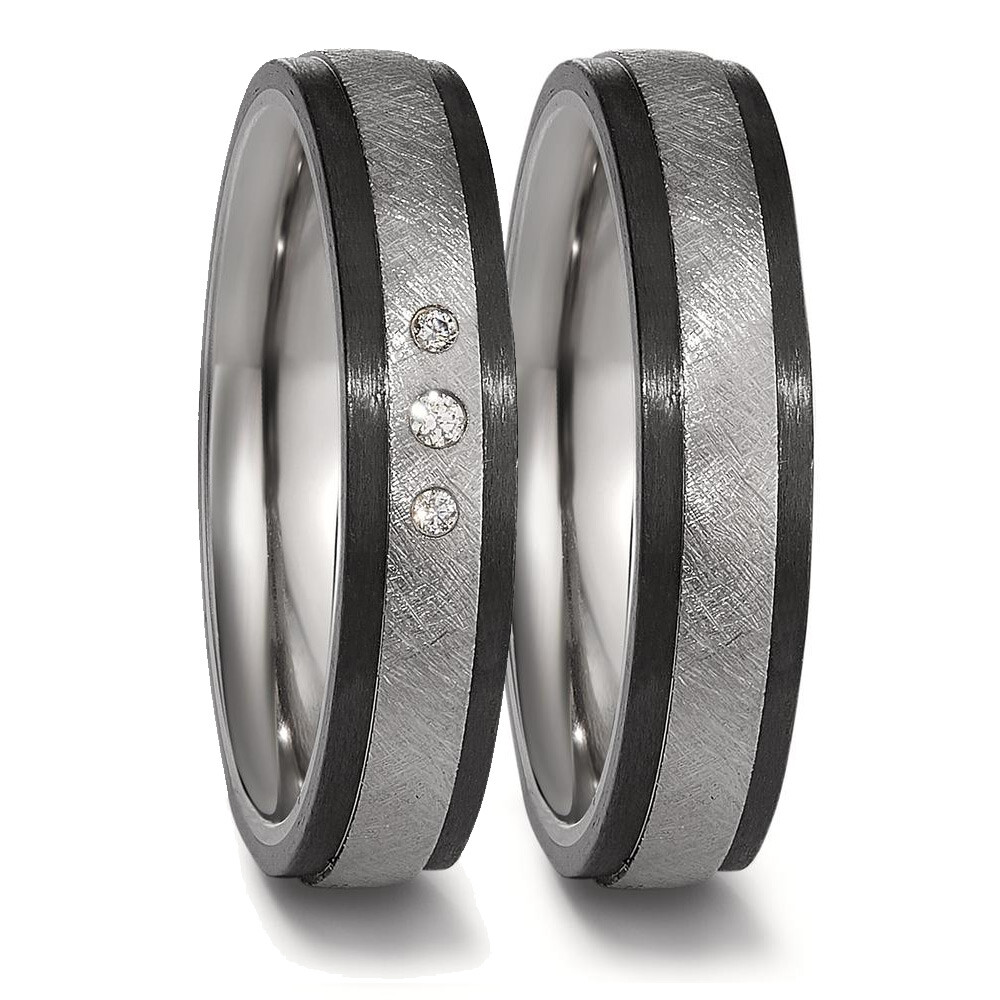 Trauringe Carbon Titan Brillant TitanFactory 52688