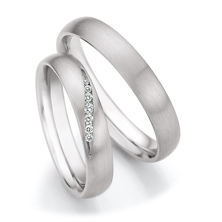 Eheringe Platin Honeymoon Ruesch 51/30110 & 51/30120