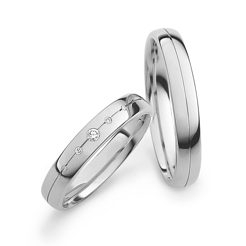 Max Kemper Trauringe Platin Brillant 70808