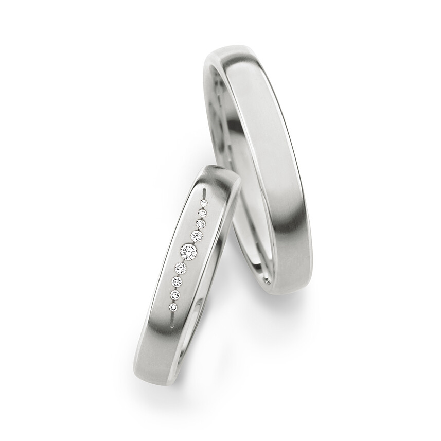 Max Kemper Trauringe Weißgold Brillant 30392