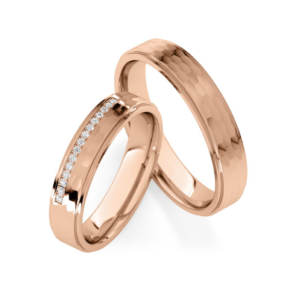 Trauringe Rotgold Brillance Plus Rubin RU-1849