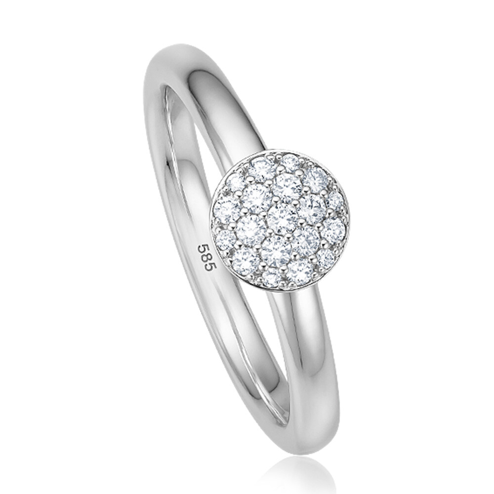 Ring Pavee Weißgold bella luce EH004955