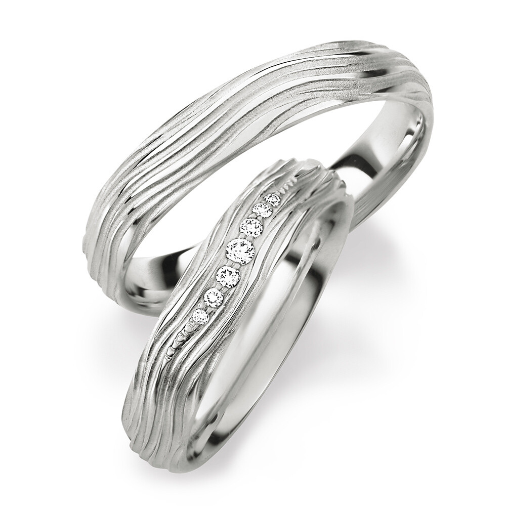 Max Kemper Trauringe Weißgold Brillant 30365