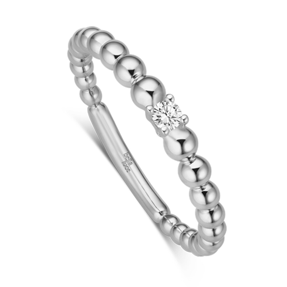 bella luce Kügelchen Ring Pallina Weißgold EH4504