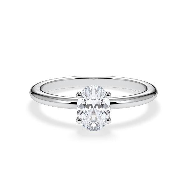 Verlobungsring Weißgold 750/- zus. 0,540 ct, LAB - e, vs2 & tw, vs - RU-1902-29