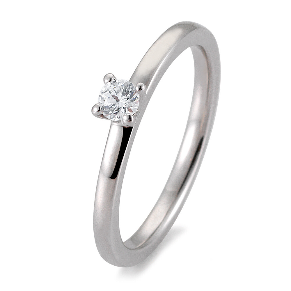 Verlobungsring 4er Krappe BR107 Platin Brillant