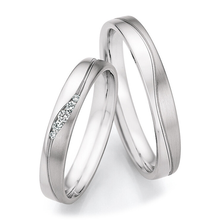 Eheringe Platin Honeymoon Ruesch 51/30050 & 51/30060