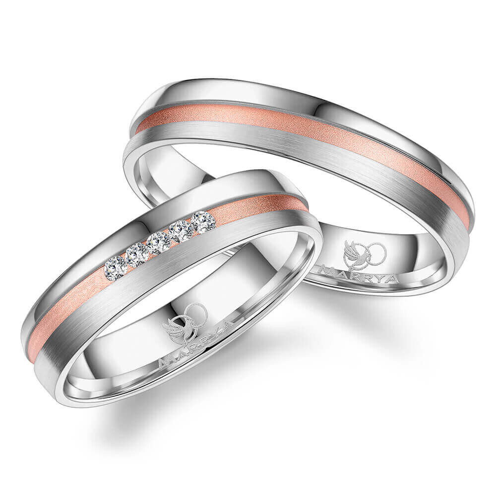 Trauringe Partnerringe Silber 925 Marrya SI-24