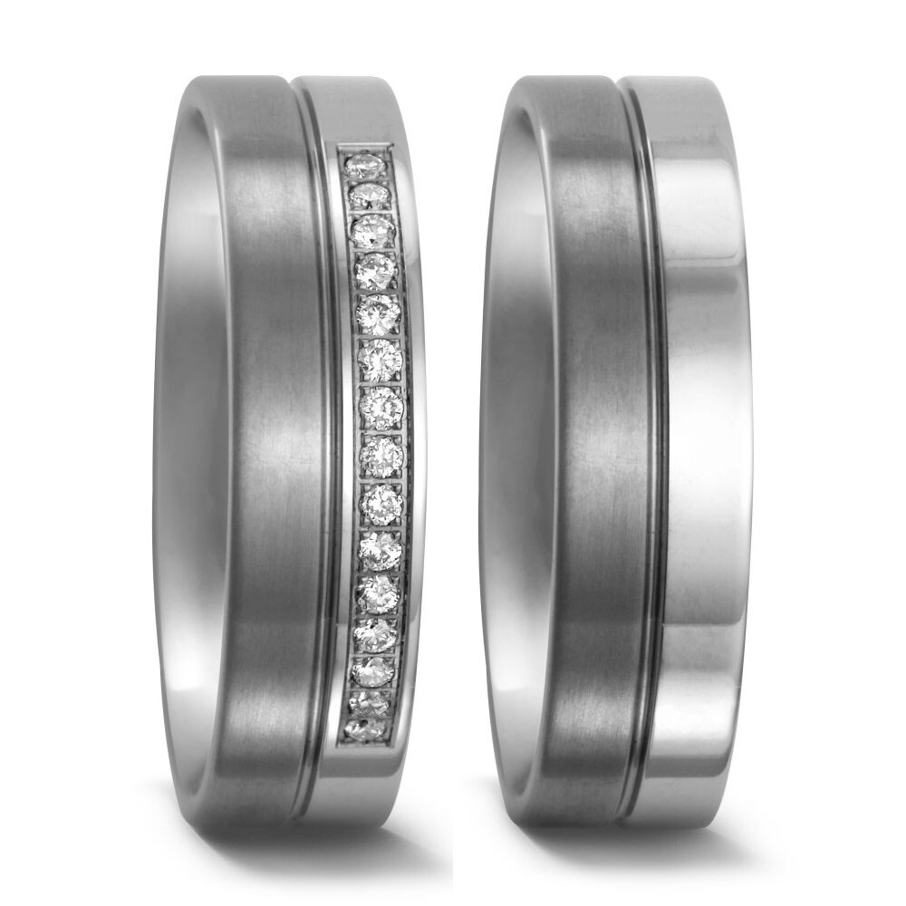 Trauringe Partnerringe Titan Brillant TitanFactory 51670