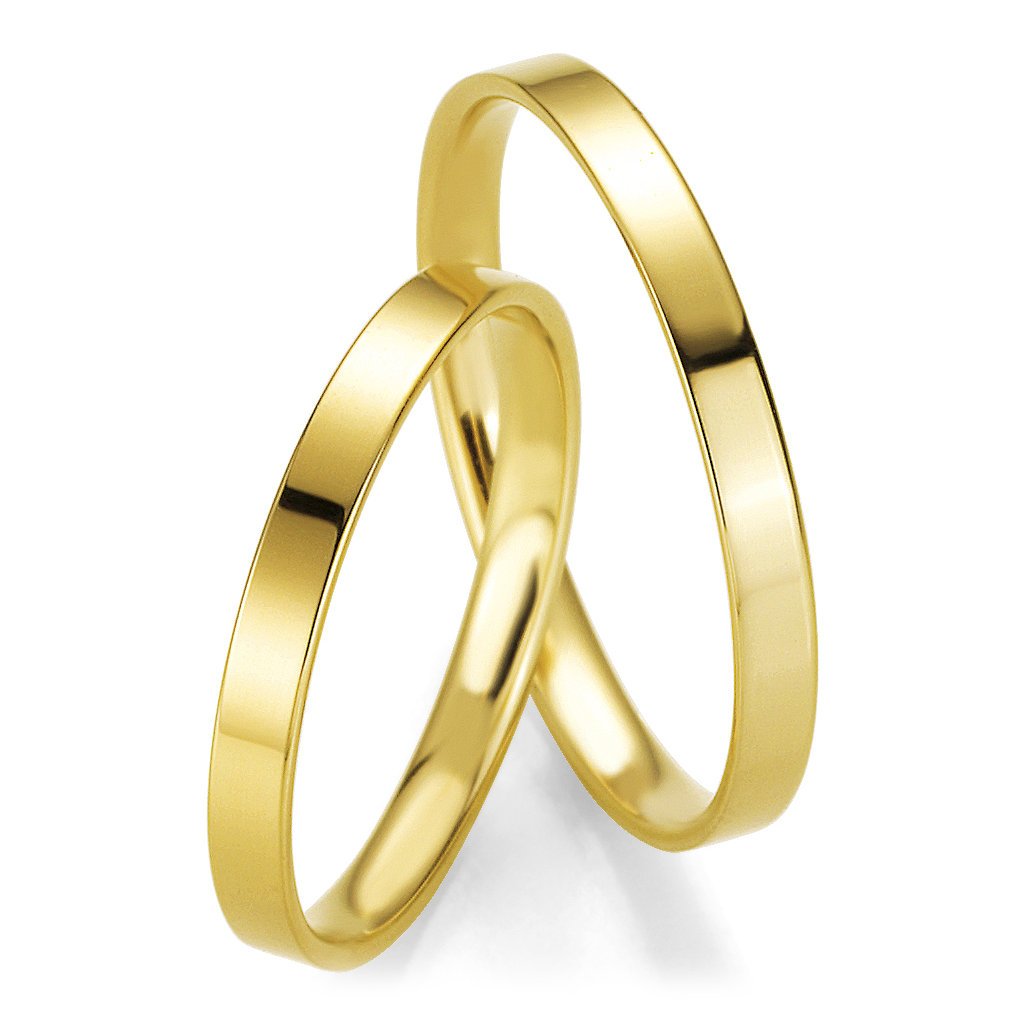 Breuning Trauringe Gelbgold Profil Light 48/04400 & 48/14400