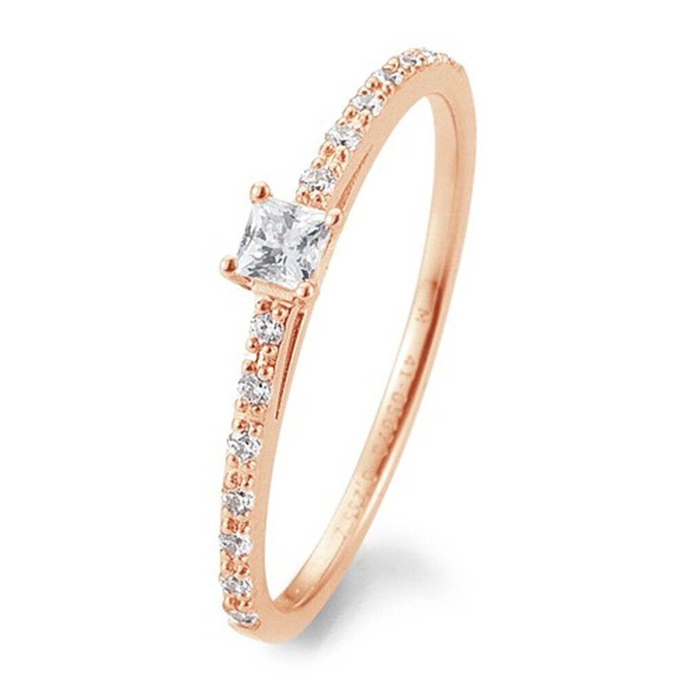 Breuning Verlobungsring Antragsring Rotgold Princess Brillant 41/05670