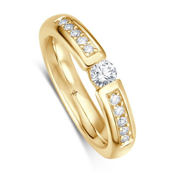 Giloy Solitär Ring Gelbgold TV000035G-2