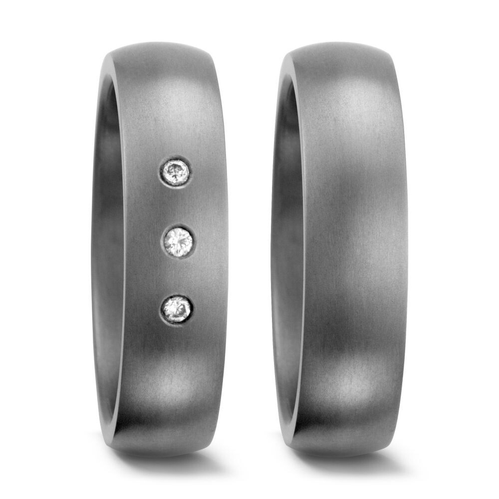 TitanFactory Trauringe Titan Brillant 51001 & 50102