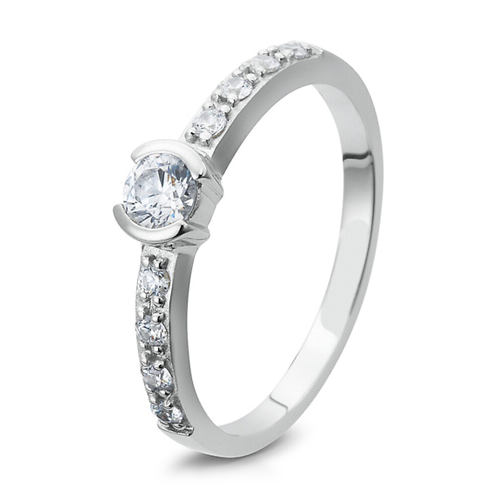 Ring mit Zirkonia Silber 925 BR209-5