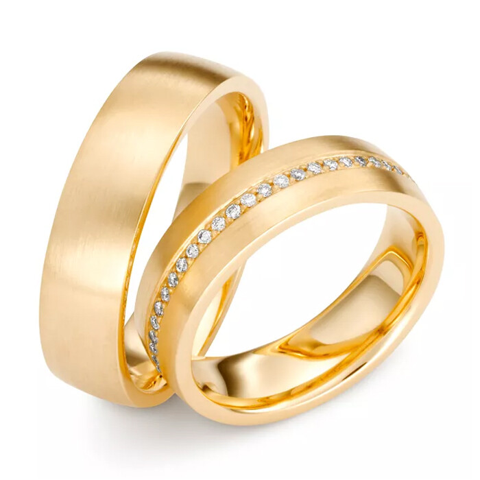Max Kemper Trauringe Roségold Brillant 70132