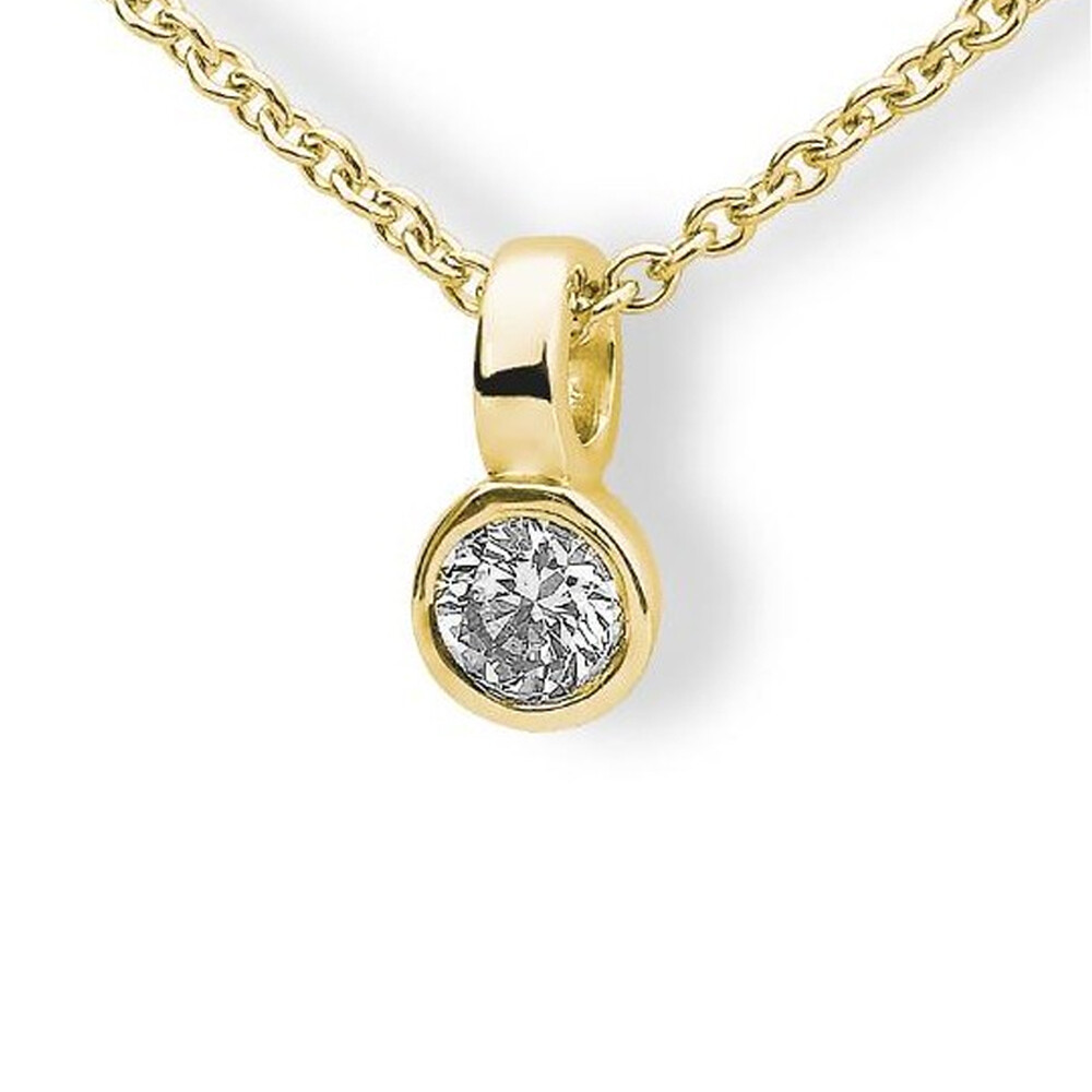 Anhänger Zarge Gelbgold Brillant Breuning 31-04747