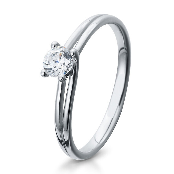 Antragsring Silber mit Zirkonia Breuning 41/05307