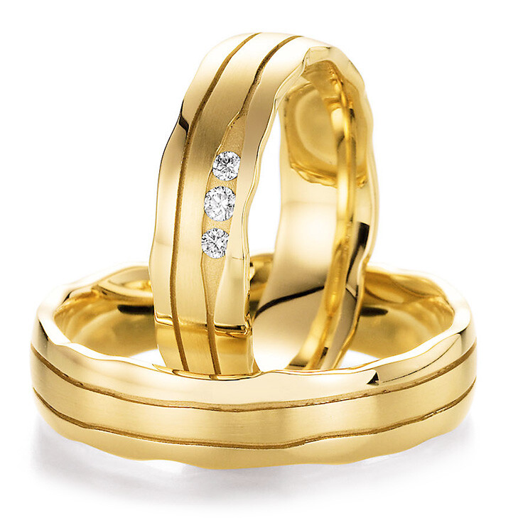 Ruesch Trauringe Gelbgold Sensation 66/10390 & 66/10400