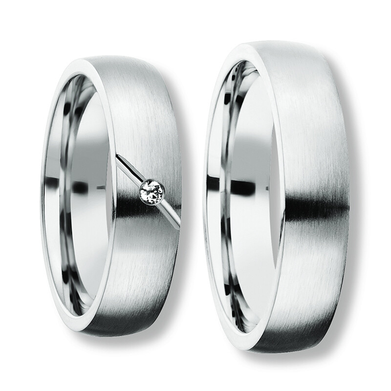 Freundschaftsringe Silber 925 Brillant Bedra 90050