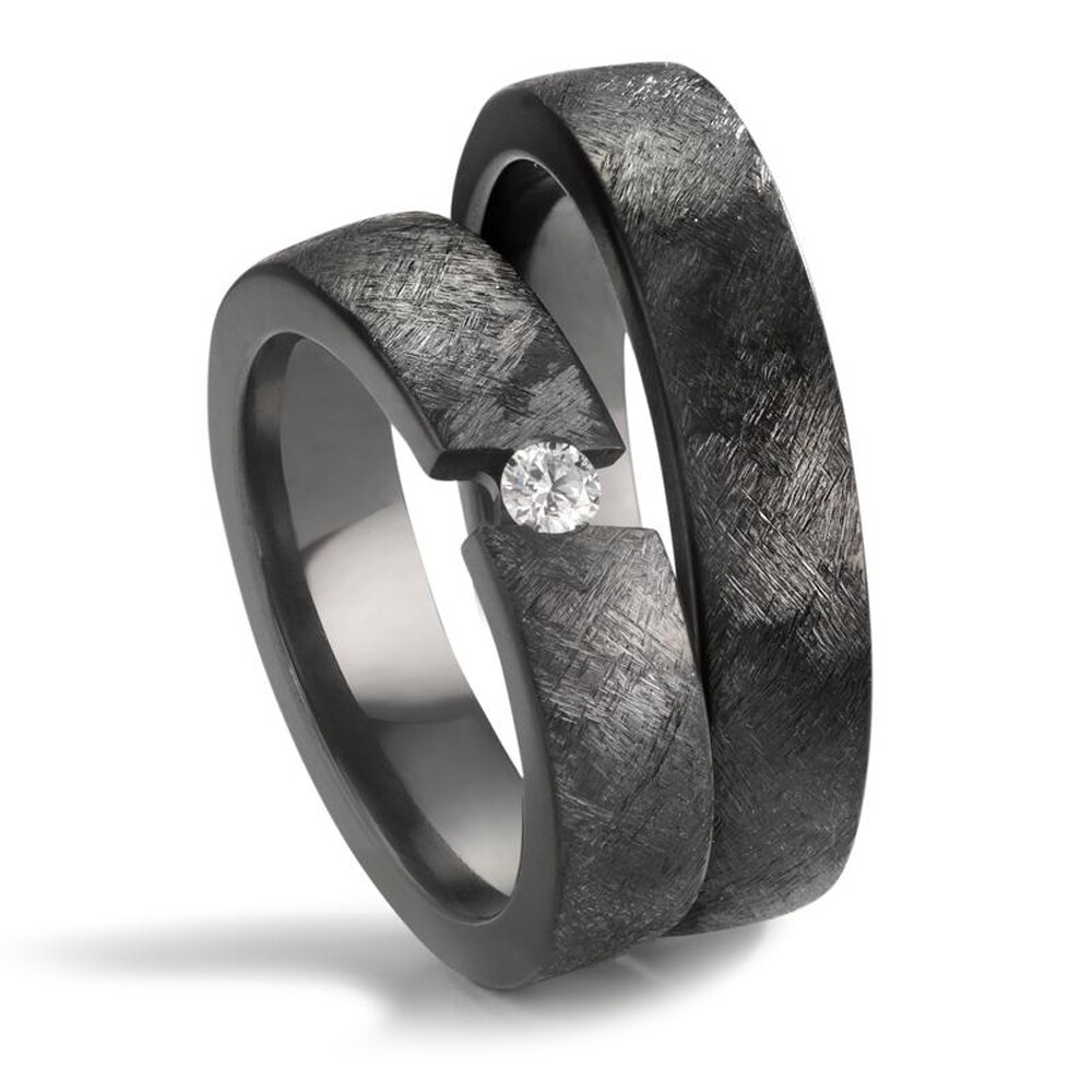 Eheringe aus Zirkonium Brillant Titanfactory 52674
