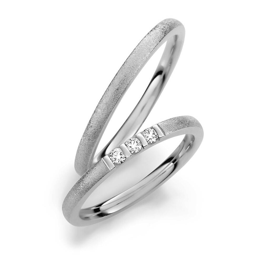 Max Kemper Trauringe Platin Brillant 70412