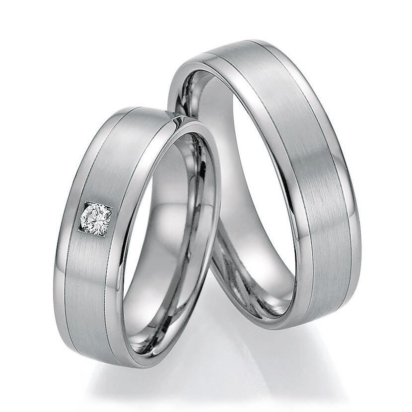 Ruesch Trauringe Platin 600 & Titan 86/10170