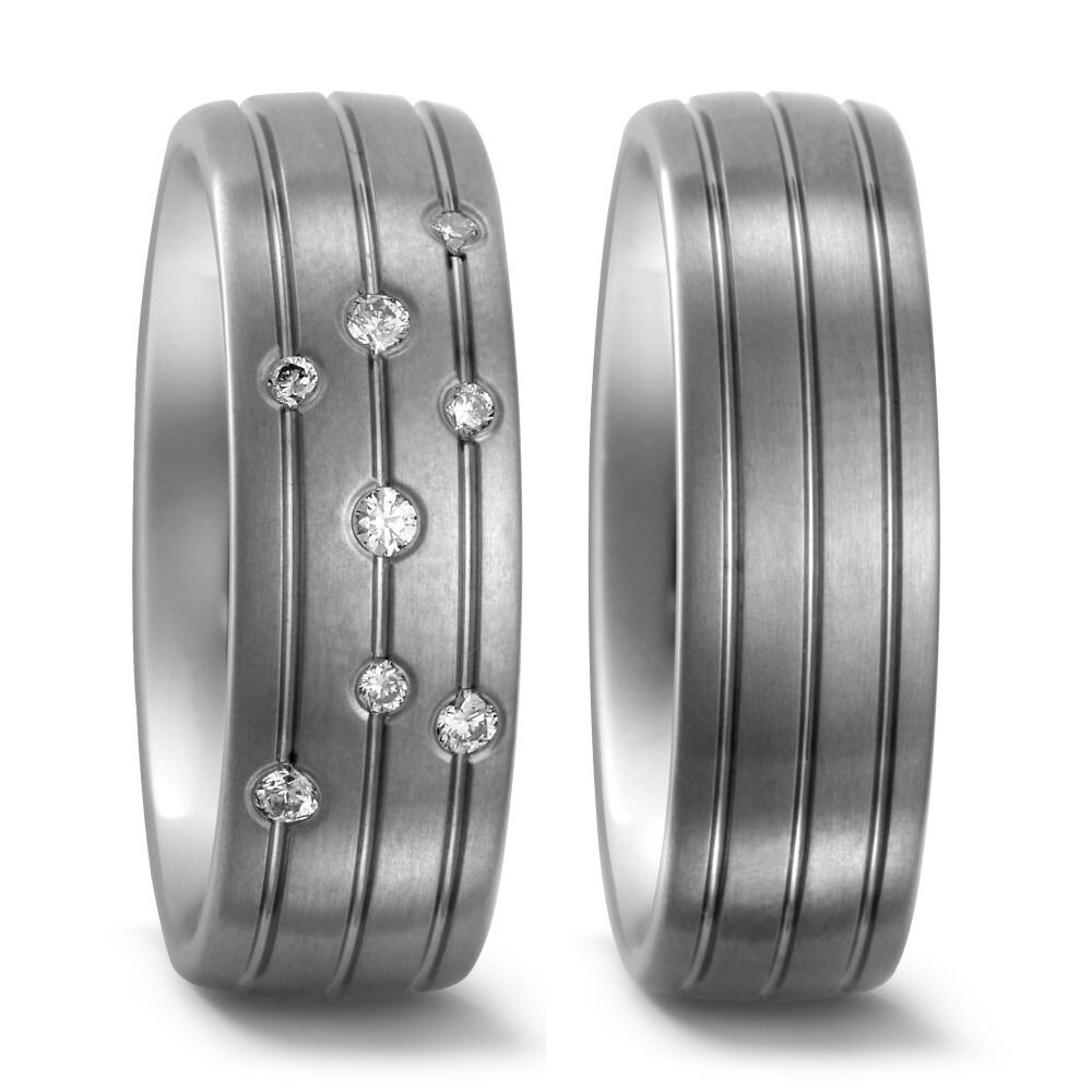 Trauringe Titan Brillant TitanFactory 51650 & 51651