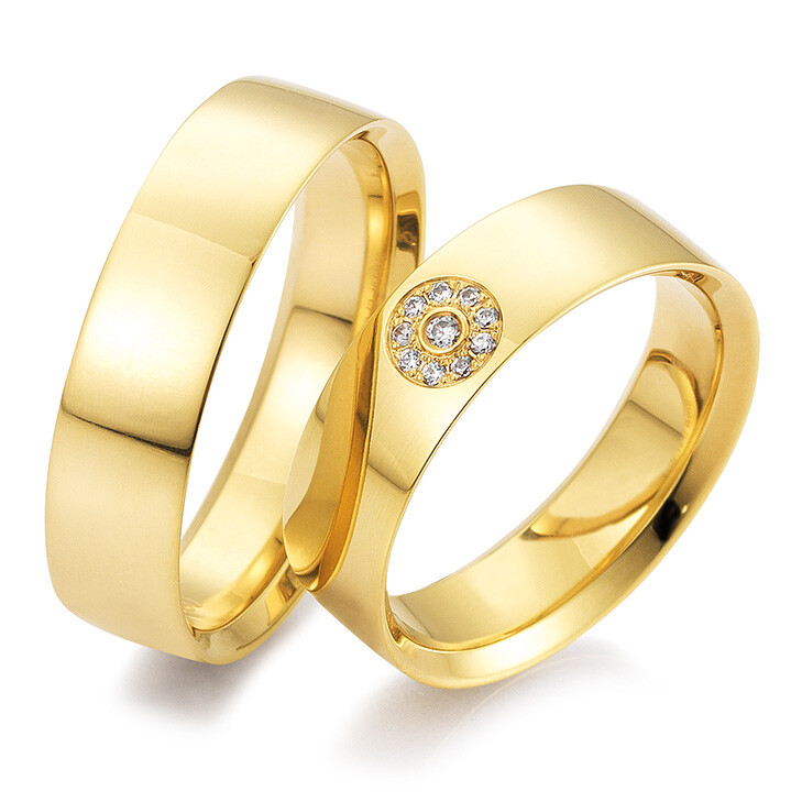 Trauringe Gelbgold Joy Breuning 48/04529 & 48/04530 Eheringe