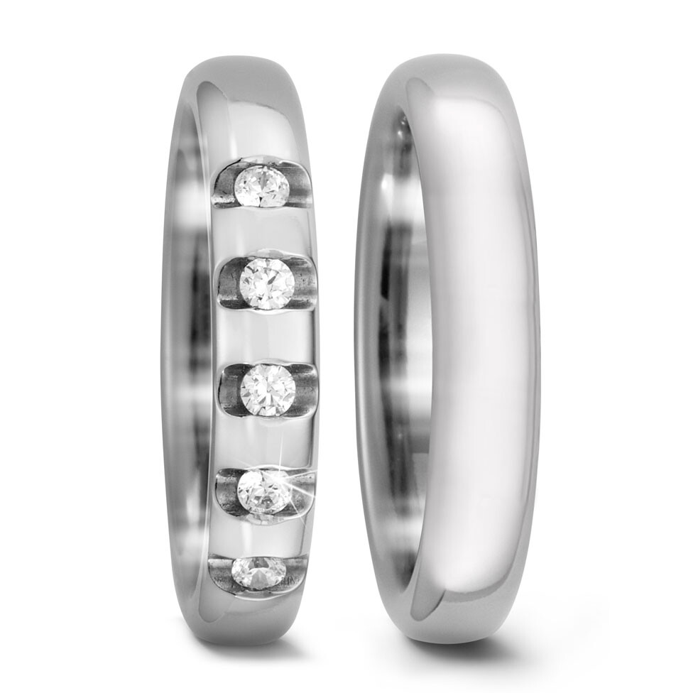 Trauringe Titan Brillant TitanFactory 52435 & 52431-025
