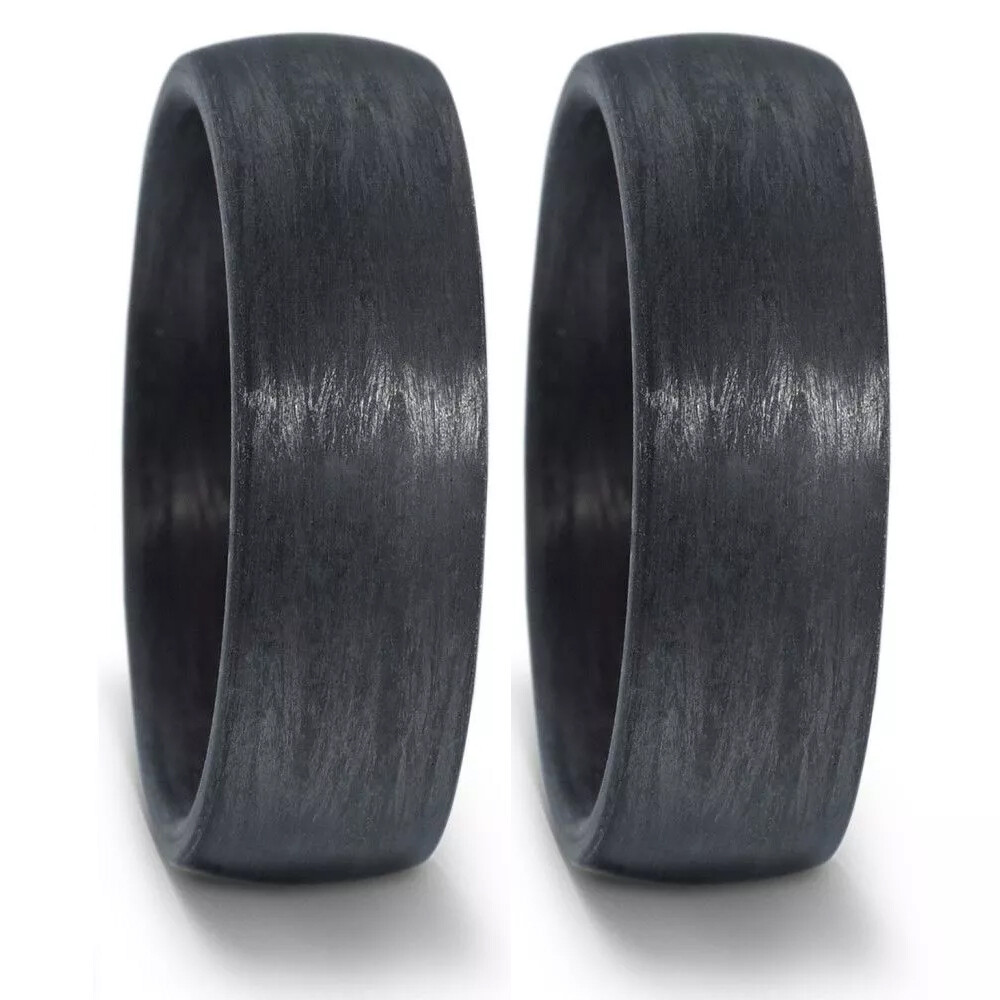 TitanFactory Trauringe Carbon - 59622 - ohne Steinbesatz