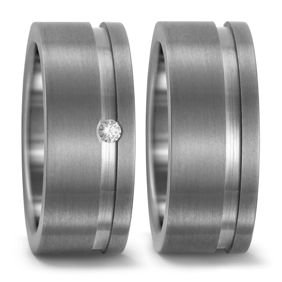 Trauringe Partnerringe Titan Brillant TitanFactory 51172