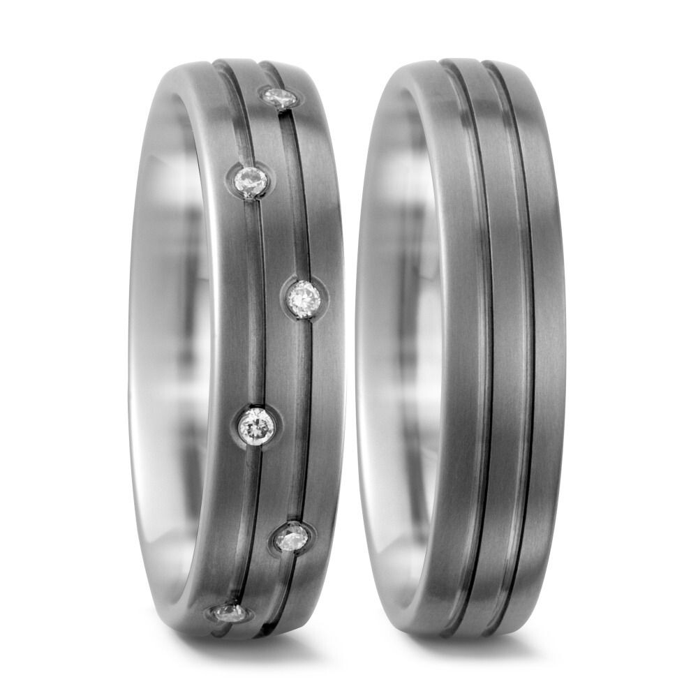 Trauringe Titan Brillant TitanFactory 51735 & 51731