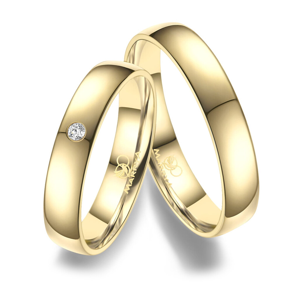 Trauringe Partnerringe Gelbgold 333 Marrya GO-50