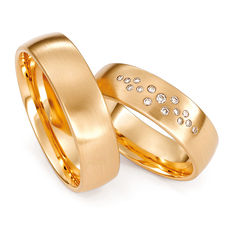 Max Kemper Trauringe Roségold Brillant 30217