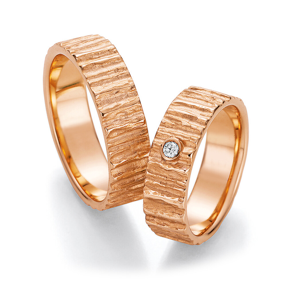 Ruesch Trauringe Roségold 66/52050 & 66/52060