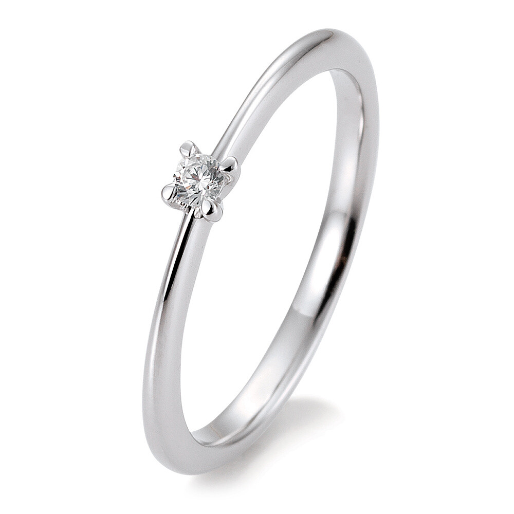 Verlobungsring 4er Krappe BR169-9 Platin Brillant