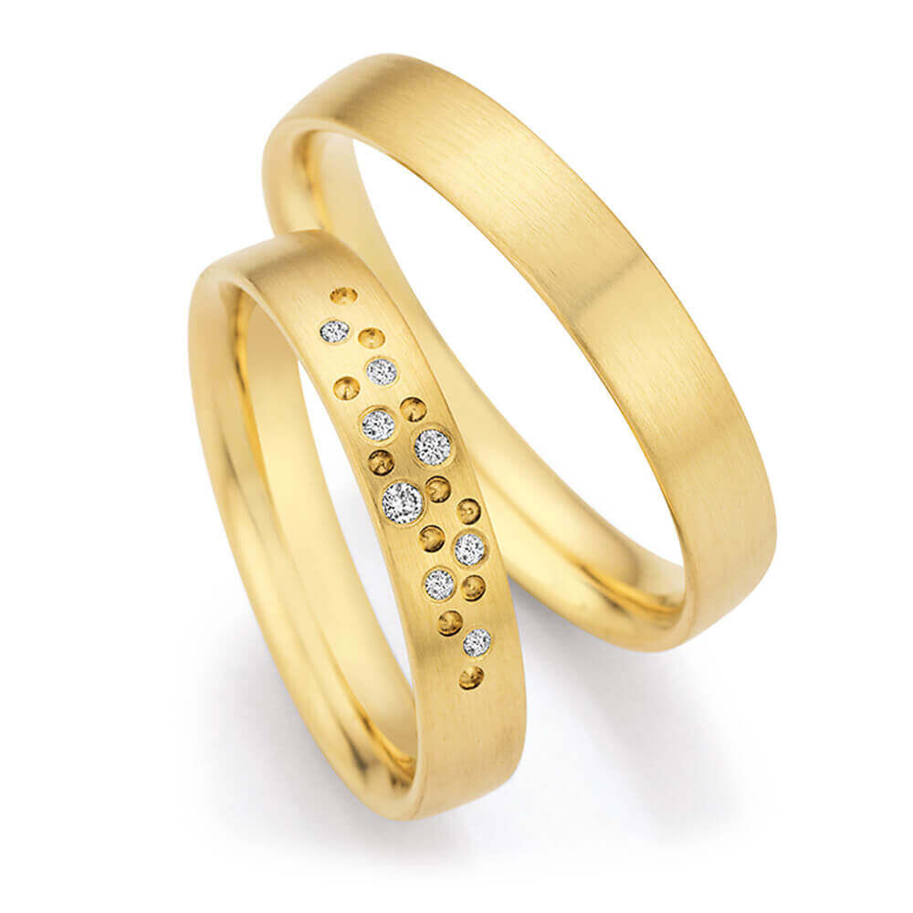 Eheringe Honeymoon Sternenhimmel Gold 66/75050 & 66/75060