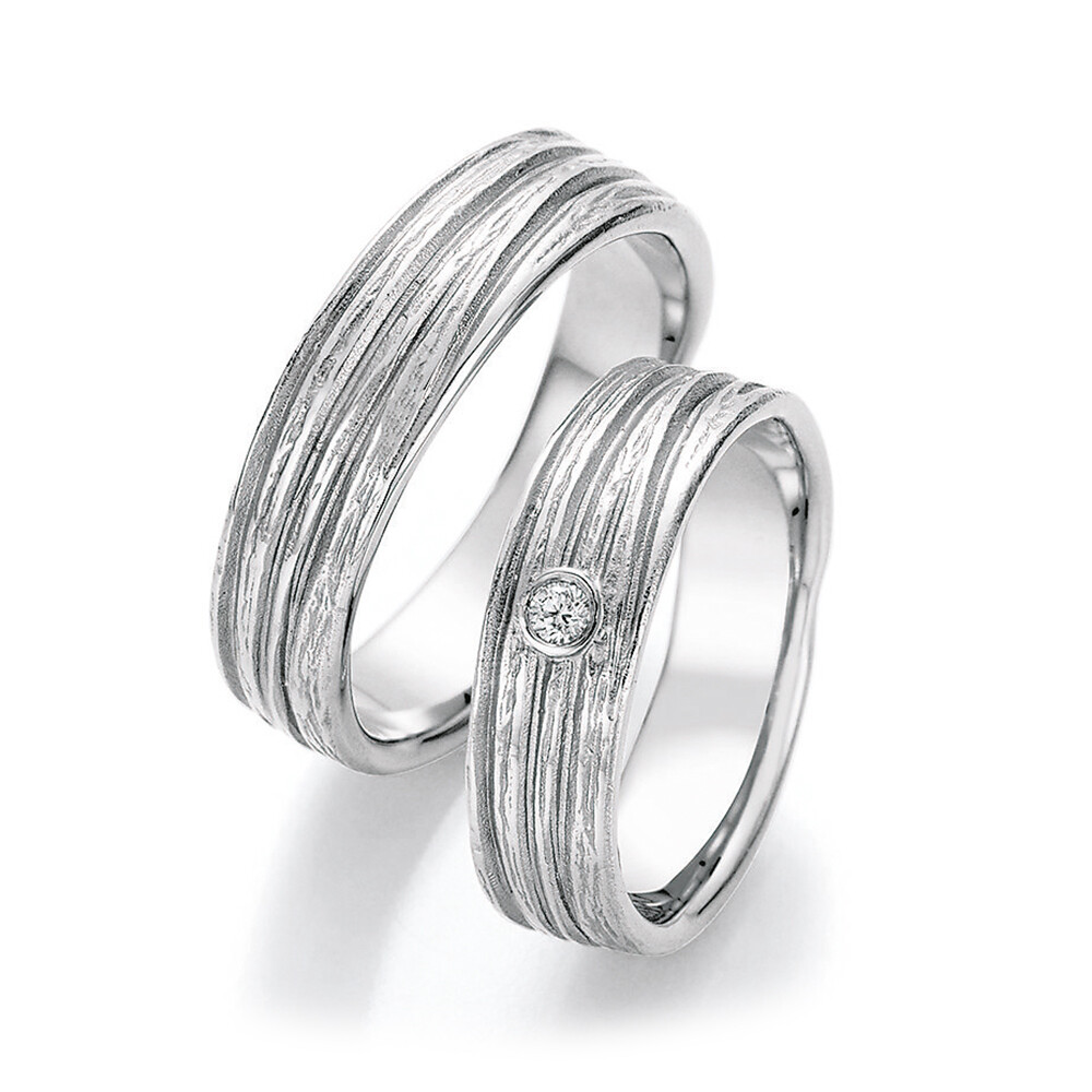 Trauringe Silber Brillant Ruesch 66/52070